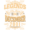December 2001 Birthday Legend