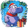 Hippos Christmas