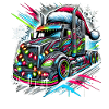 Cool Christmas Truck Truck Driver