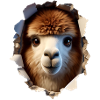 Alpaca Head in Hole 3