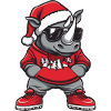 Rhino Christmas Comic Cool