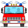 Fire engine without lettering