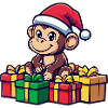 Monkey Christmas Comic Gifts