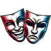 Theatre Masks Theatre Cheerful Sad