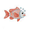 Gestickter Fisch