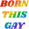 Né ce texte arc-en-ciel gay
