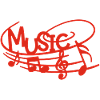 Music in the skin (red)