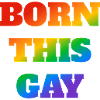 Né ce texte arc-en-ciel gay