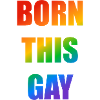 Né ce texte arc-en-ciel gay