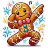 Gingerbread Christmas Cool Style Dance