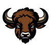 Cartoon Bison Logo