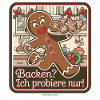 Lustiger Lebkuchenmann-Backspaß
