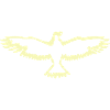 Flügel-Silhouette des Vogels