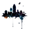 skyline,city,ink,graffiti,urban