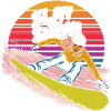 Lay the Snow Snowboarder Design