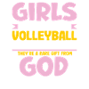 Girls playing volleyball