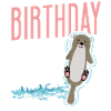 Loutre Anniversaire Fille Anniversaire Fille