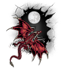 Moon Dragon Dragon Mythical Creature