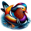 Mandarin duck