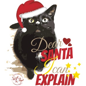 Katze "Dear Santa"