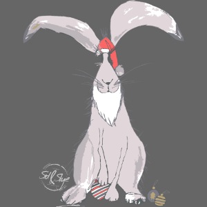 Lustiger Weihnachtshase