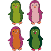 pinguine bunt