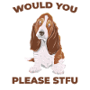 Bassett Cane stai zitto Per favore Stai zitto