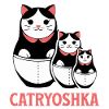 Funny Catryoshka Matryoshka Beautiful Russian