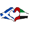 Écosse Émirats arabes unis Drapeau