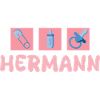 Hermann als Schnuller