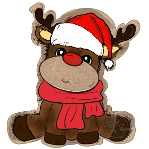 Süßes Weihnachtsrentier