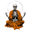 Skeleton Monk