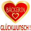 GLÜCKWUNSCH BÄCKERIN