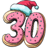 30 Number Christmas Cookie