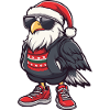 Aigle Noël Bande dessinée Cool