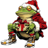 Santa Claus Frog