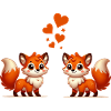 Fox Comic Love