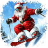 Christmas Skiers