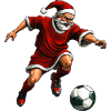 Footballeur de Noël