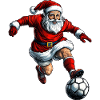Santa Claus Footballer