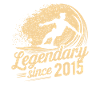 Légendaire depuis 2015 Anniversaire Surfeur