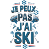 I can't I ski