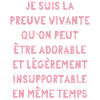je suis la preuve