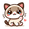 Kawaii Siamesisch 3