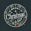 Christmas emblem