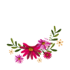Cougar With Flowers