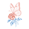 Papillon Rose