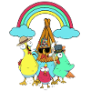 Hippie Tipi Kyllinger Hippies Kylling