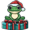 Frog Christmas Comic Gifts