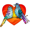 Bunte Vögel
